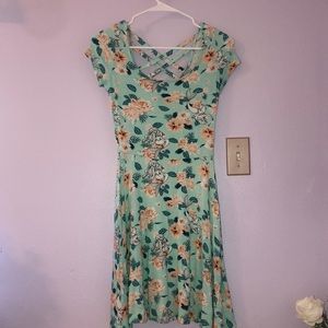 Disney Ariel (Little Mermaid) crisscross-back skater dress XS